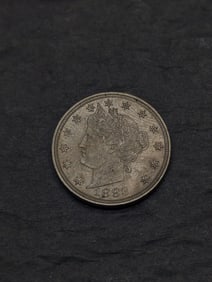 **AU** 1883 Liberty Head V-Nickel