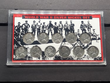 World War II Silver Nickel Set