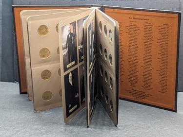 60 US Presidential Dollars in a Dansco slide album. Complete from 2007-2011. 40 Choice BU and 20 GEM