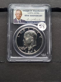 1973-S PROOF Eisenhower Silver Dollar - PCGS PR69 DCAM *40th Anniv.*
