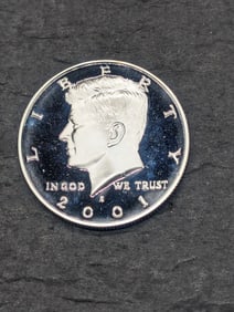 2001-S PROOF Kennedy Silver Half Dollar
