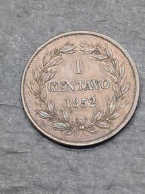 1852 (1) South American 1 Centavo **RARE**