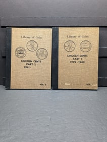 1909-1961 Lincoln Cents Collection in 2 Albums