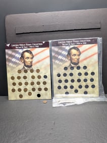 Lincoln Wheat Cent Collection - The Last 25 Years w/ COA