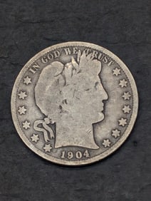 1904-O Barber Silver Half Dollar **GOOD/VG - BETTER DATE**