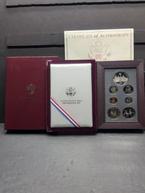 1996-S U.S. Mint Prestige Set in OGP w/ COA - Atlanta Olympics Rowing & Soccer