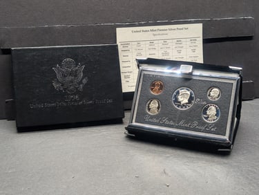 1998-S U.S. Mint Premier Silver Proof Set in OGP w/ COA