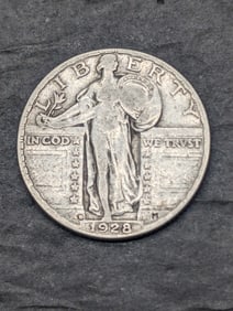 1928-D Standing Liberty Quarter **VF+ - NICE COIN**
