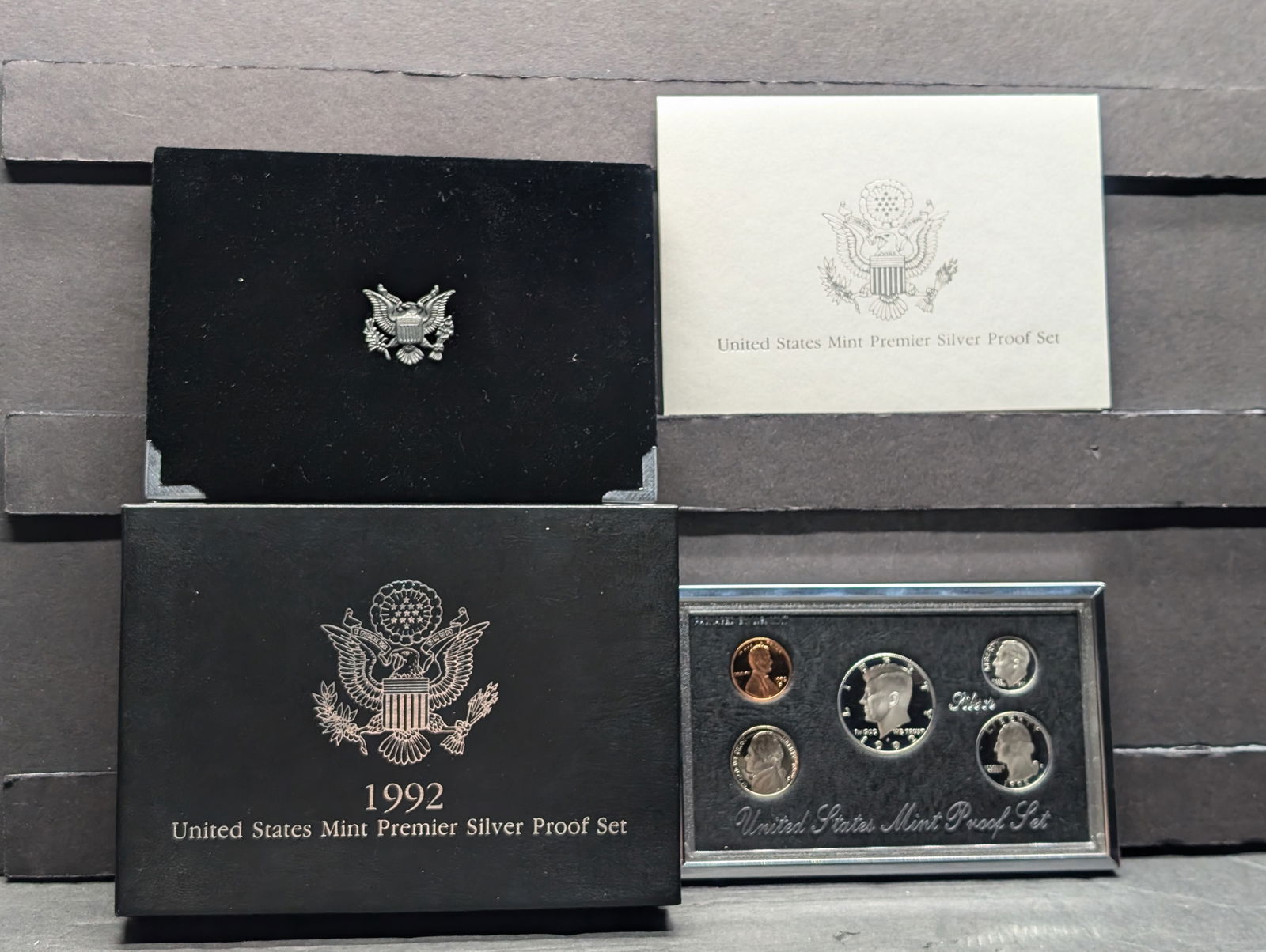 1992-S U.S. Mint Premier Silver Proof Set in OGP w/ COA (1 of 4)