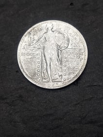 1923 Standing Liberty Quarter **AU/UNC - AMAZING LUSTER & DETAILS**