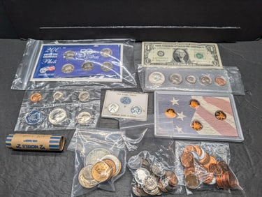 VERY BIG!! Grab Bag of U.S. Coins, Tokens & Currency