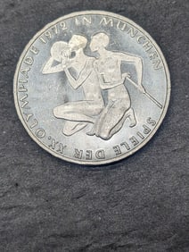 1972-J Germany 10 Silver Marks Coin