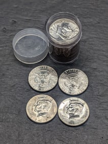 Roll of Kennedy Half Dollars