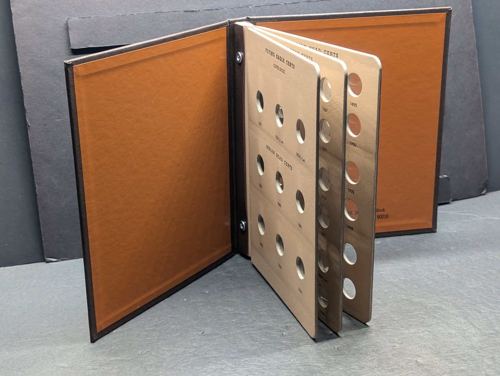 *EMPTY* Dansco Indian Head Cent Collector's Book (1 of 2)