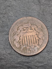 1865 Two Cent Piece