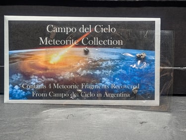 Collection of Meteorites from Campo del Cielo in Argentina - 4 Fragments