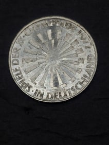 1972-G Germany 10 Silver Marks Coin