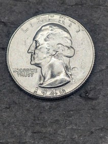 1946-S Washington Silver Quarter
