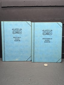Partial 1918-1937 Buffalo Nickel & 1938-1963 Jefferson Nickel Collection in 2 Dansco Albums