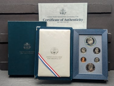 1990-S U.S. Mint Prestige Set in OGP w/ COA - Eisenhower Centennial