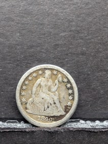 1840 Seated Liberty Dime - Tough Type!!