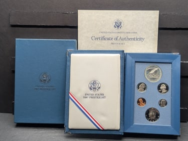 1987-S U.S. Mint Prestige Set in OGP w/ COA - Constitution