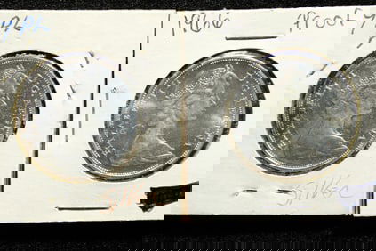 ( 2 coins) 1966, l967, Canada Half Dollars