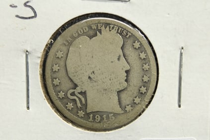 1915-S Barber Quarter