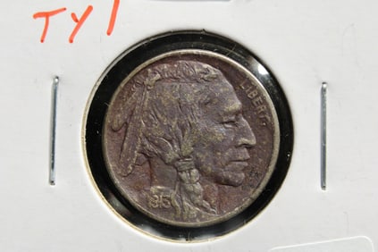 1913 Type 1 Buffalo Nickel