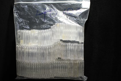 Coin Supplies:  100 2" X 2" Plastic Click-Shut Coin Holders Of Various Denominations.