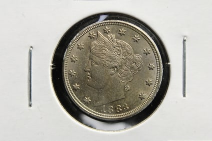 1883 No Cents Liberty V Nickel (NICE COIN)