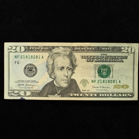 2017 $20 FRN Book Ends - NF 21818281 - Atlanta