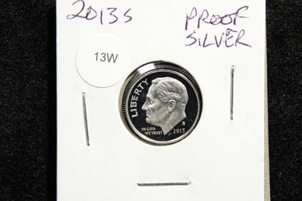 2013-S Silver Proof Roosevelt Dime. 90% Silver