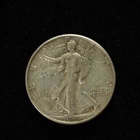 1944 Walking Liberty Half Dollar. 90% Silver