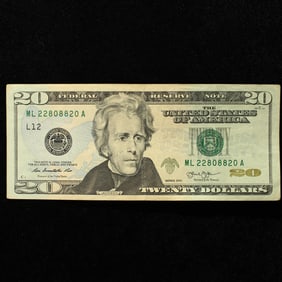 2013 $20 F.R. Tri-Note ML 22808820 A - San Francisco