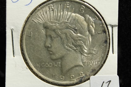 1923 P US Peace Silver Dollar
