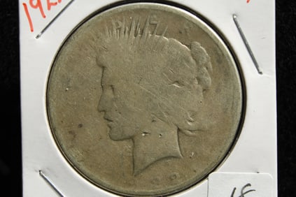 1922 P US Peace Silver Dollar