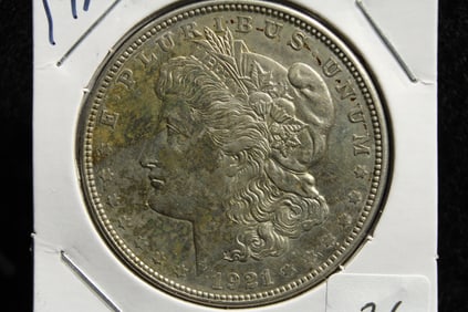 1921 D Morgan Silver Dollar