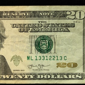 2013 $20 Binary Tri-Note ML 13312213 C- San Francisco