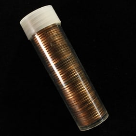 50 Various Date GEM BU RED Lincoln Cents; 60's and 70's