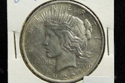 1922 P US Peace Silver Dollar  NICE COIN