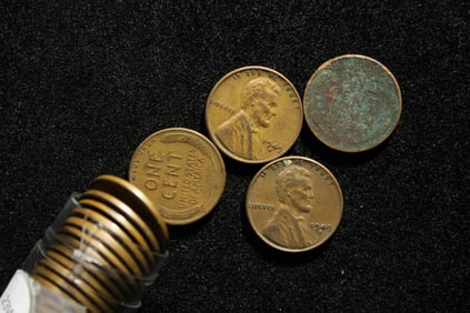 Roll of 50- 1949D Lincoln Wheat Cents