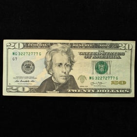 2013 $20 F.R Tri Note MG 3227277 G- Chicago