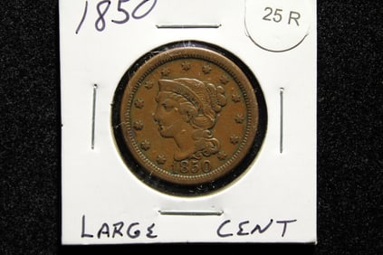 1850 Large Cent nice coin