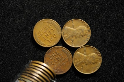 Roll of 1941 Lincoln Wheat Cents