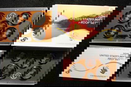 (10 Coins) 2019 United States Mint Proof Set OGP