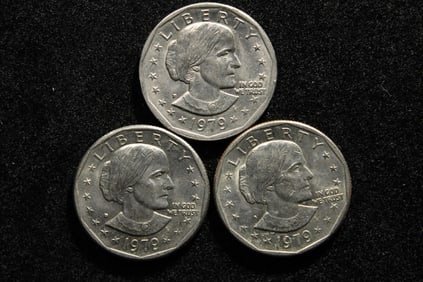 1979 P,D,S Susan B Anthony Dollars