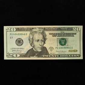 2017A $20 FR Tri Note. PG 49499946 D. Chicago