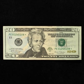 2017A $20 FR Star Replacement Note. Future Birthday Note. PE 01245108*. Richmond