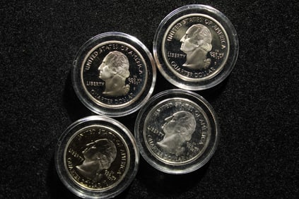 4-2005-S Proof Clad Oregon State Quarters